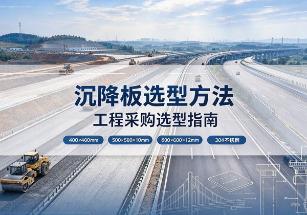 天水沉降板选择方法
